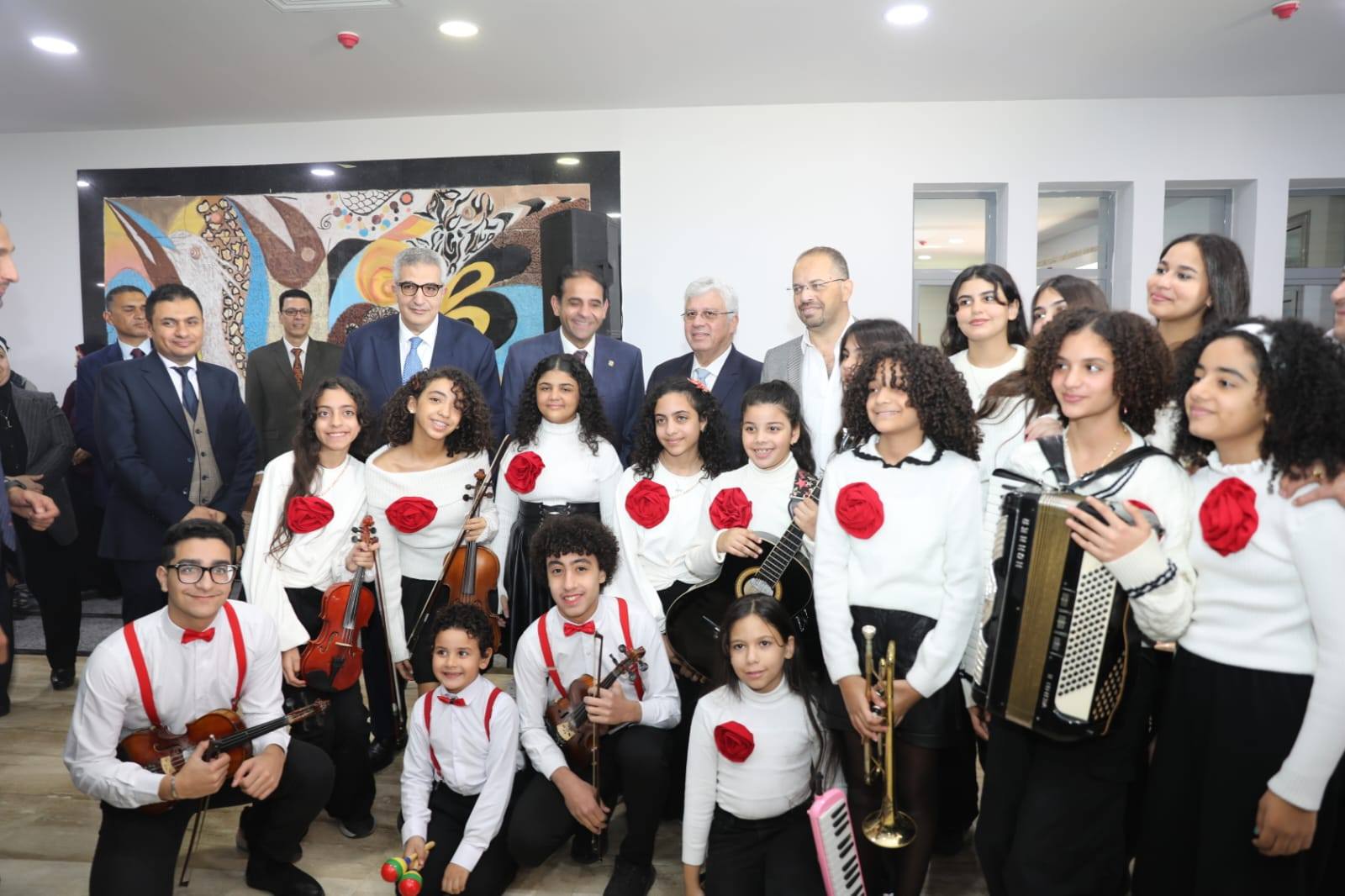 افتتاح مشروعات تعليمية وخدمية بجامعة بورسعيد