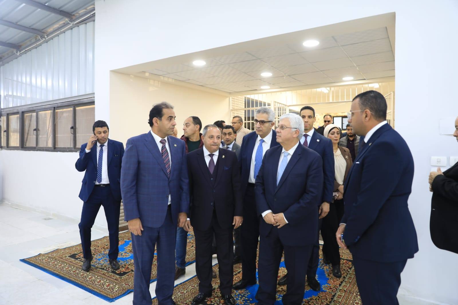 افتتاح مشروعات تعليمية وخدمية بجامعة بورسعيد