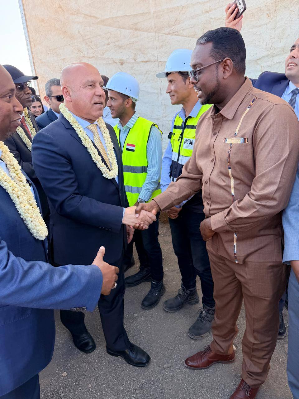 الافتتاح الرسمي لمحطة الطاقة الشمسية بقرية عمر جكع بجيبوتي