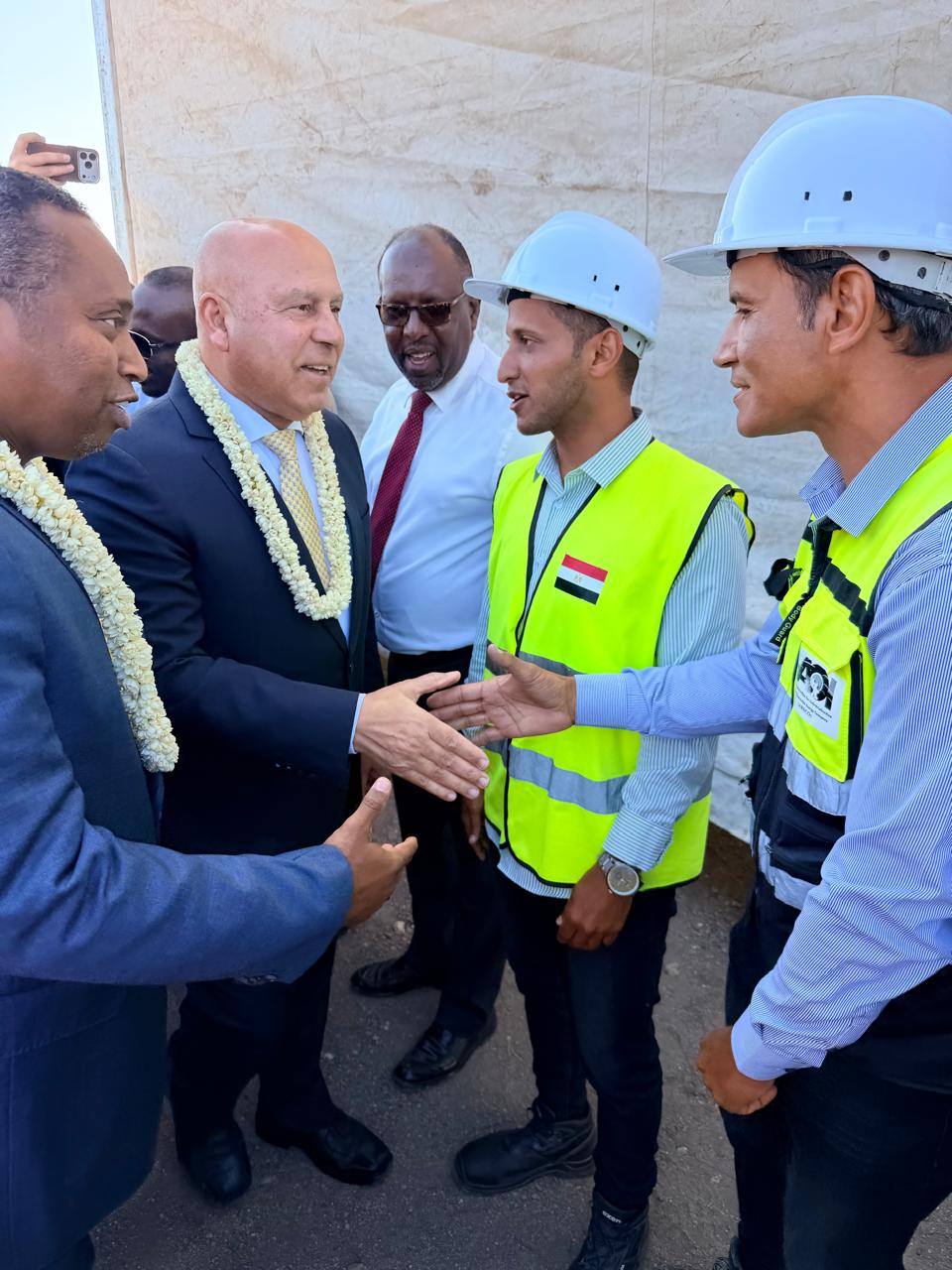 الافتتاح الرسمي لمحطة الطاقة الشمسية بقرية عمر جكع بجيبوتي