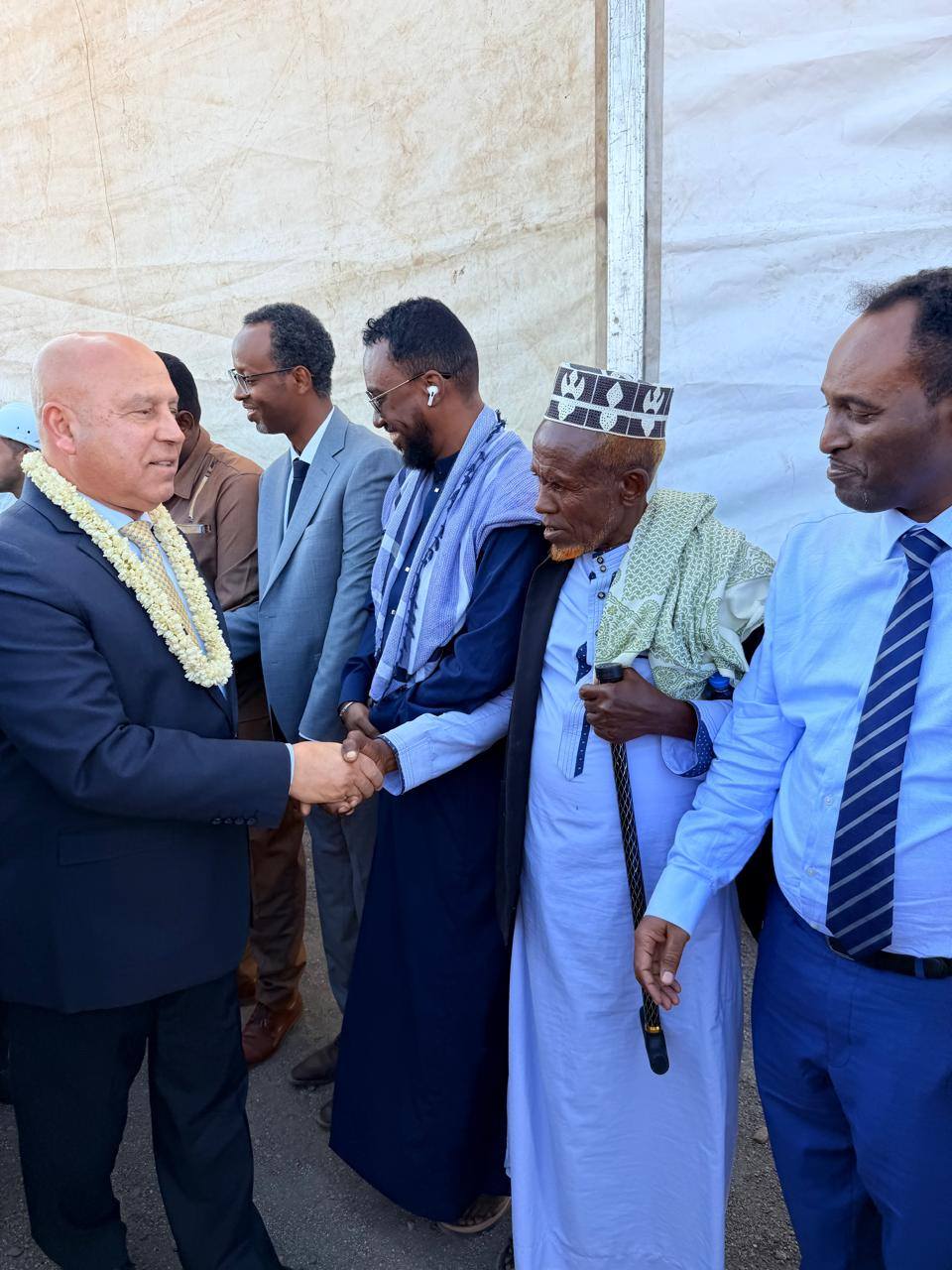 الافتتاح الرسمي لمحطة الطاقة الشمسية بقرية عمر جكع بجيبوتي