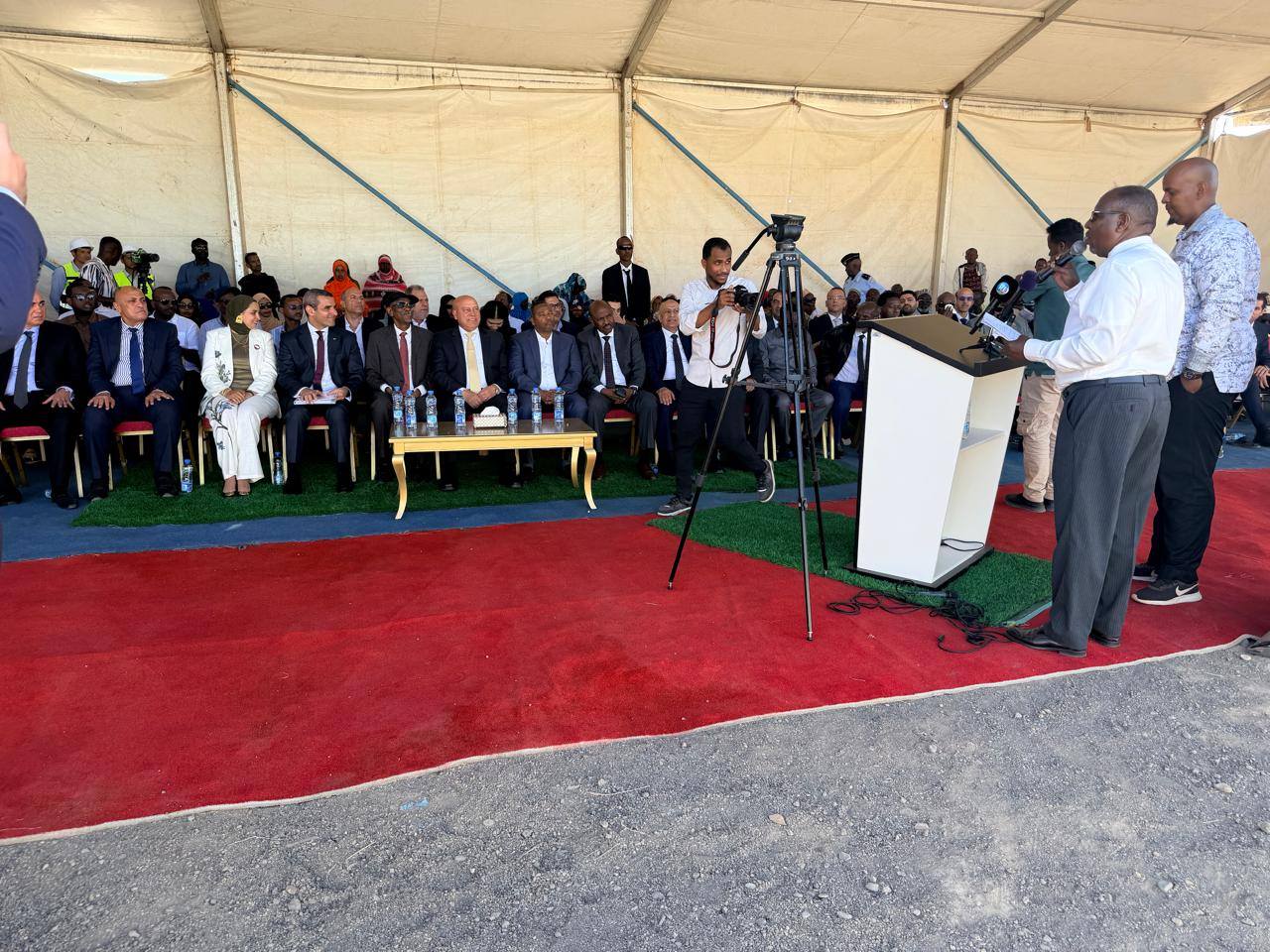 الافتتاح الرسمي لمحطة الطاقة الشمسية بقرية عمر جكع بجيبوتي