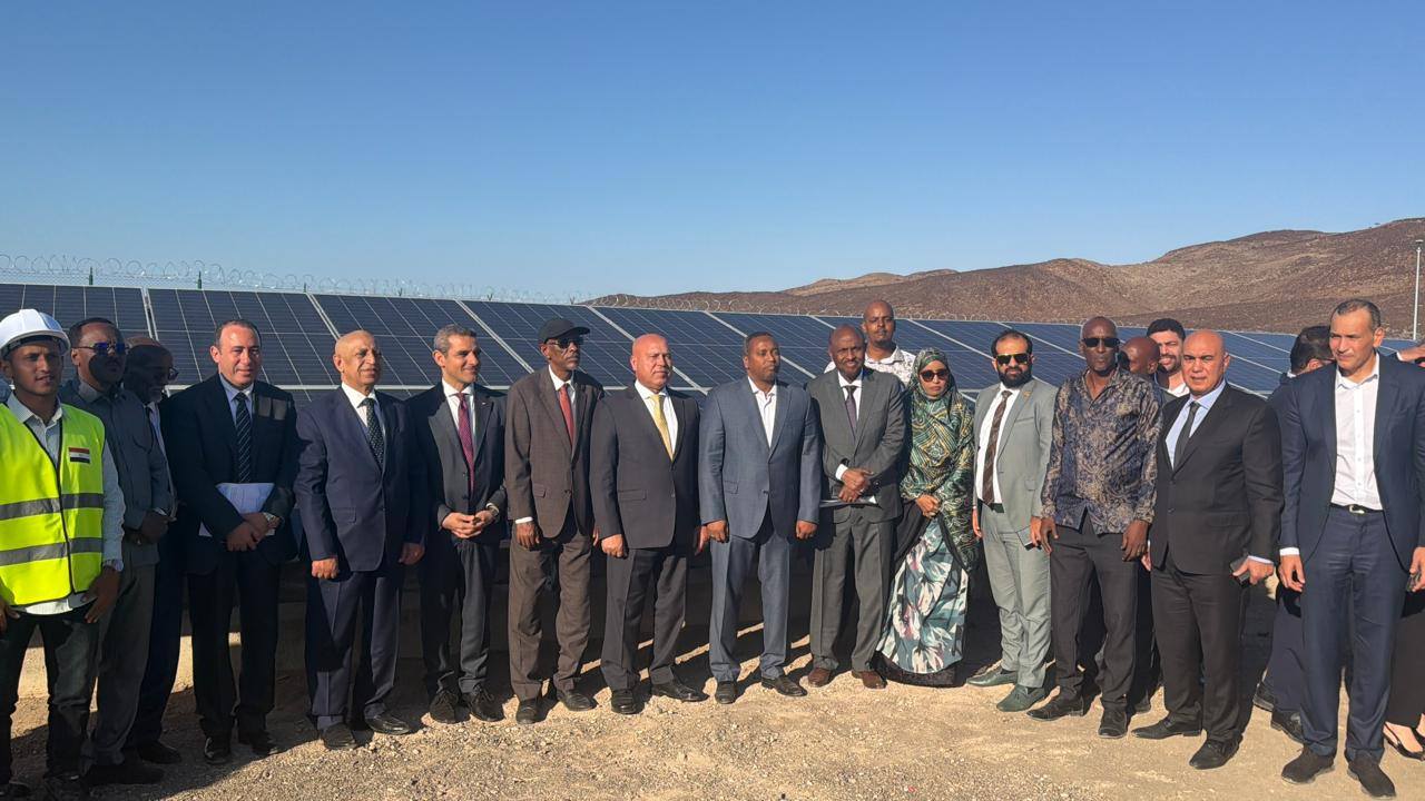الافتتاح الرسمي لمحطة الطاقة الشمسية بقرية عمر جكع بجيبوتي