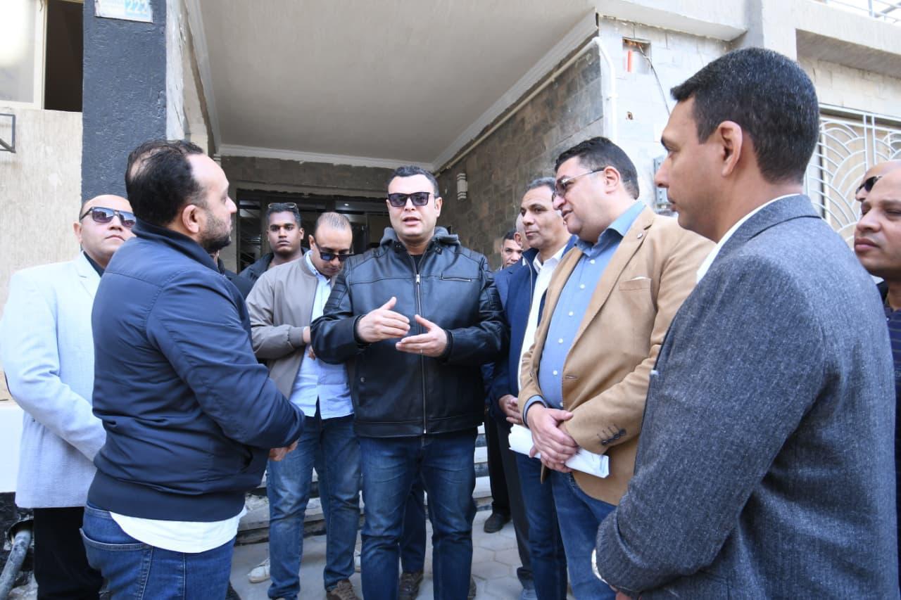 الشربيني يتفقد مشروعات جنة وديارنا ودار مصر بالقاهرة الجديدة