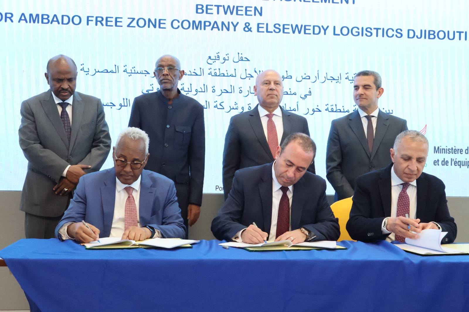 كامل الوزير يشهد توقيع عدد من الاتفاقيات خلال زيارته لجيبوتى