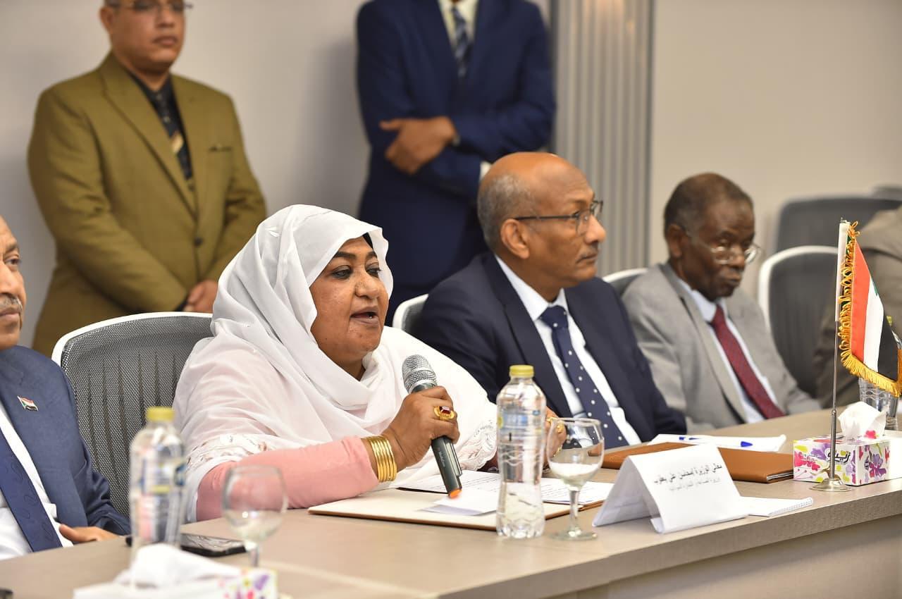 محاسن علي يعقوب وزيرة الصناعة والتجارة بجمهورية السودان