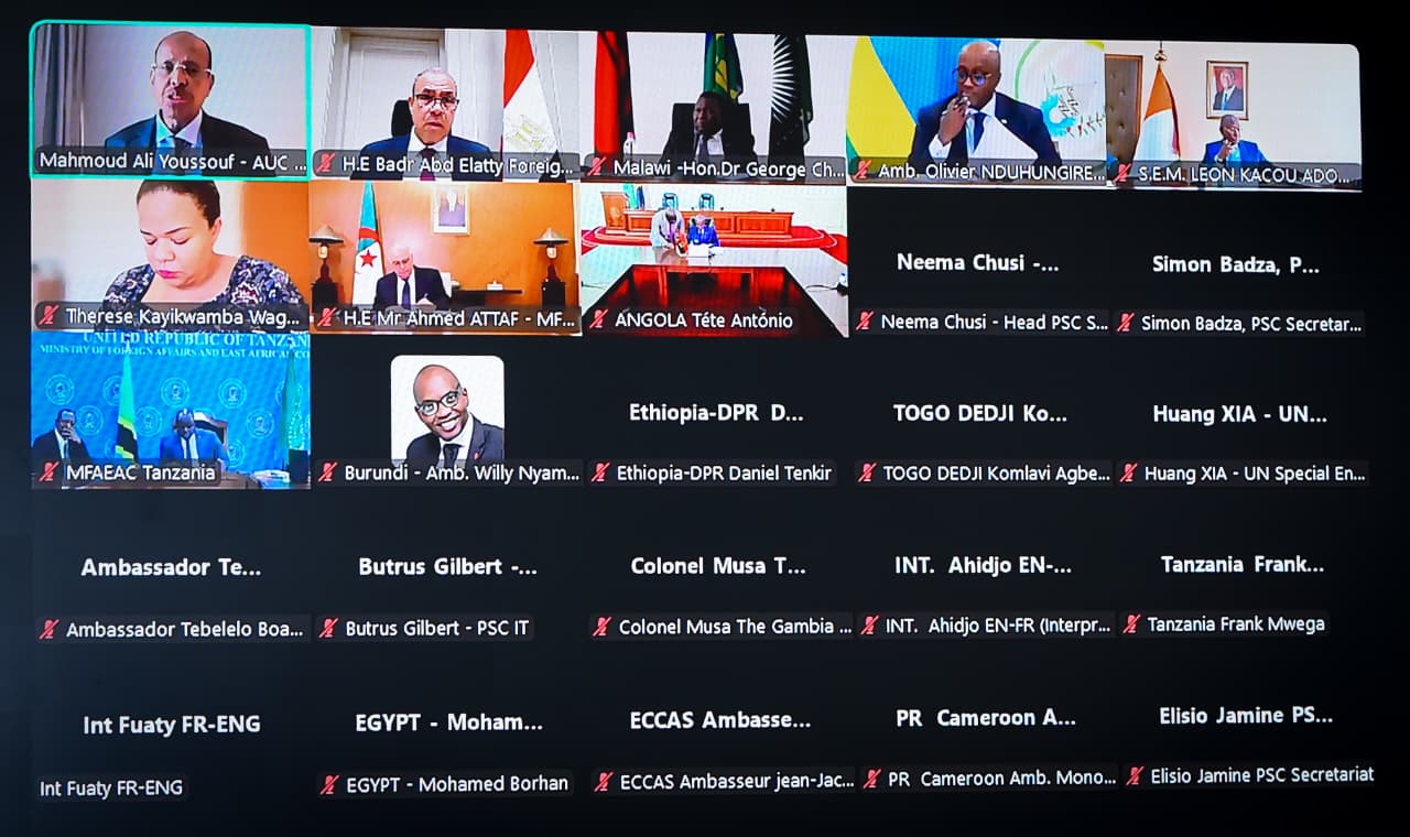 الجلسة الوزارية لمجلس السلم والأمن الأفريقي