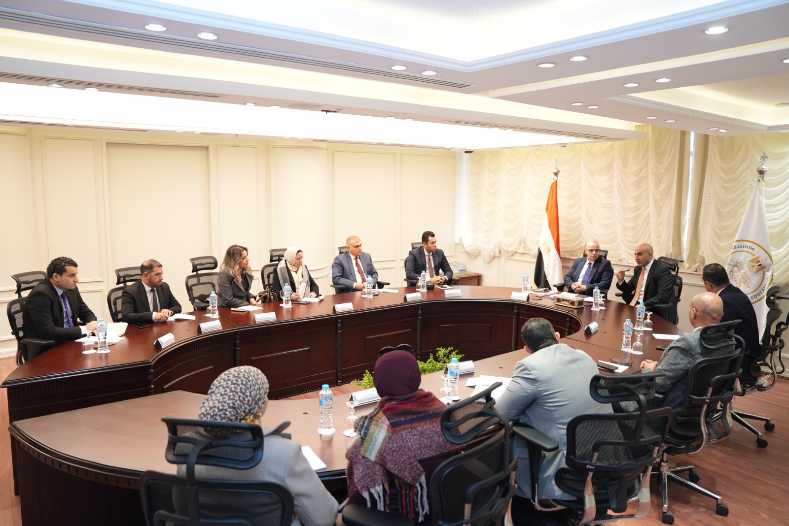 الرقابة المالية والتربية والتعليم توقعان بروتوكول تعاون