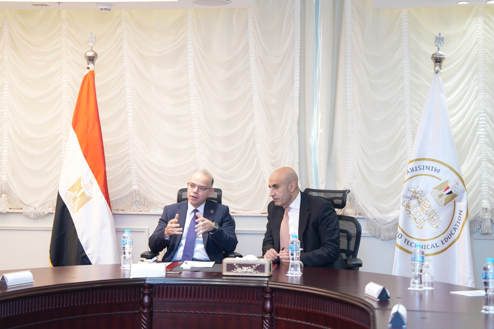 الرقابة المالية والتربية والتعليم توقعان بروتوكول تعاون