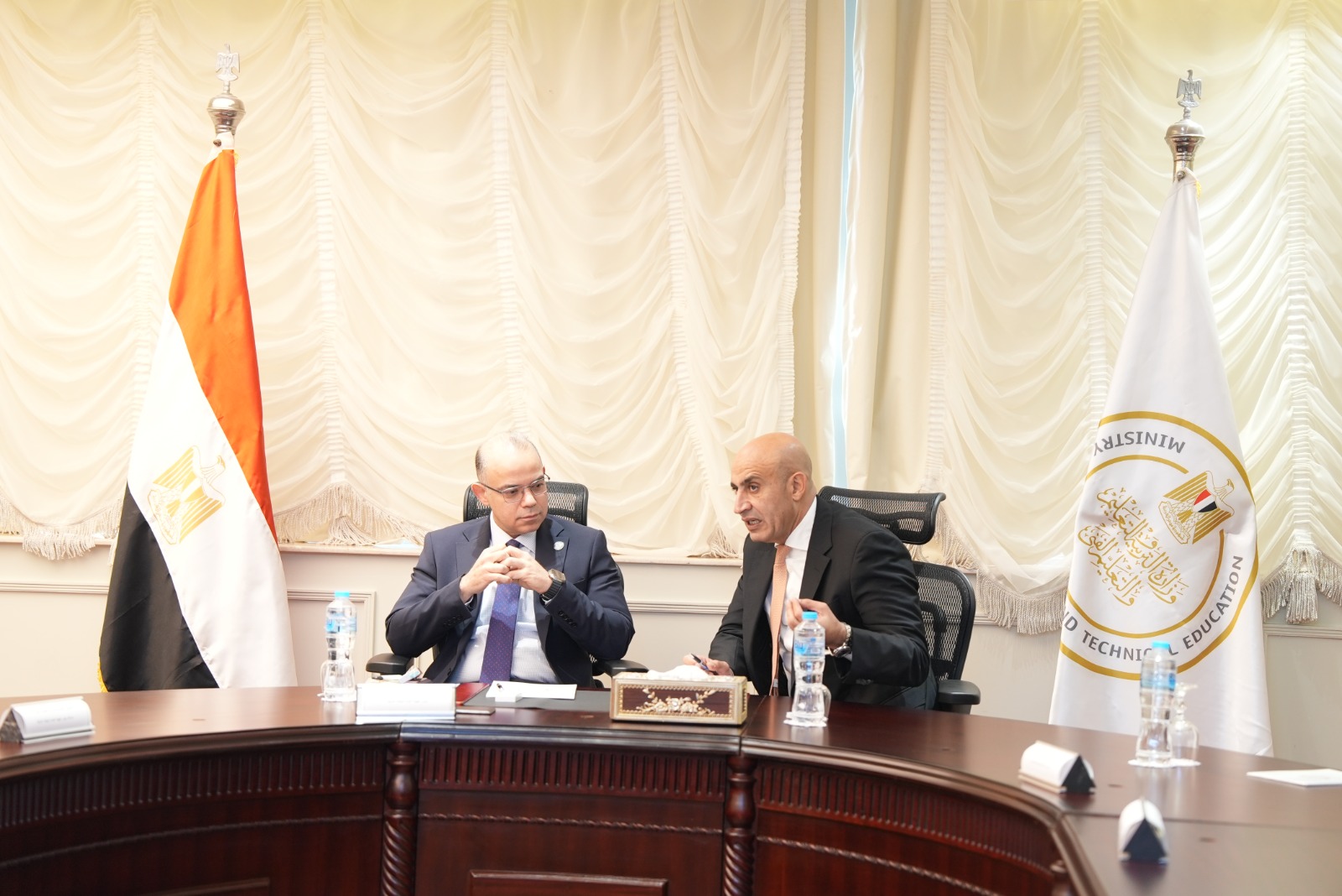 الرقابة المالية والتربية والتعليم توقعان بروتوكول تعاون