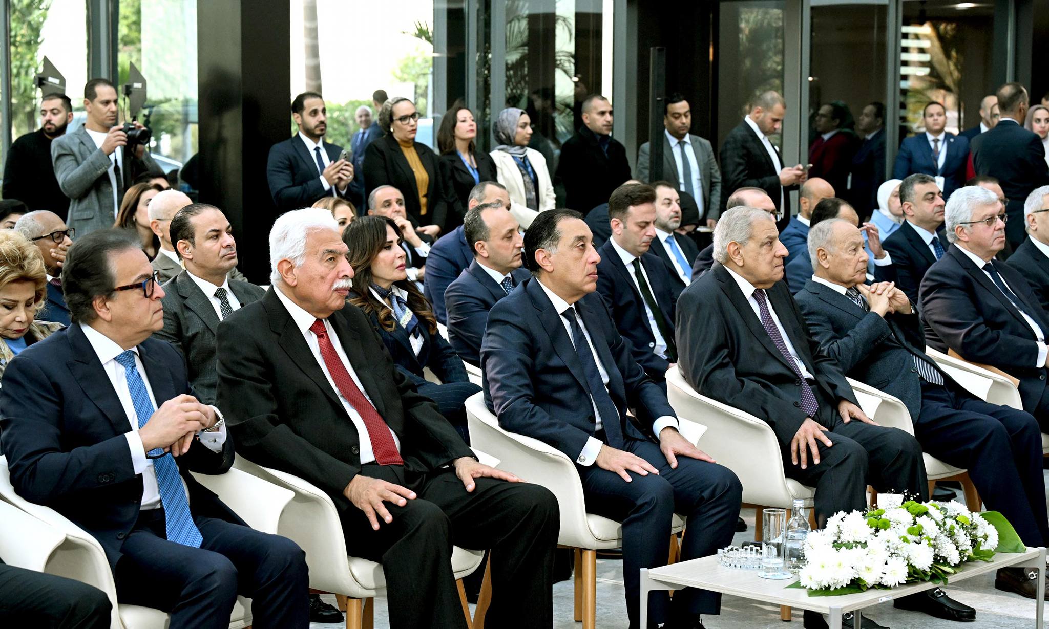 فعاليات افتتاح المستشفى الجامعي بجامعة الجيزة الجديدة