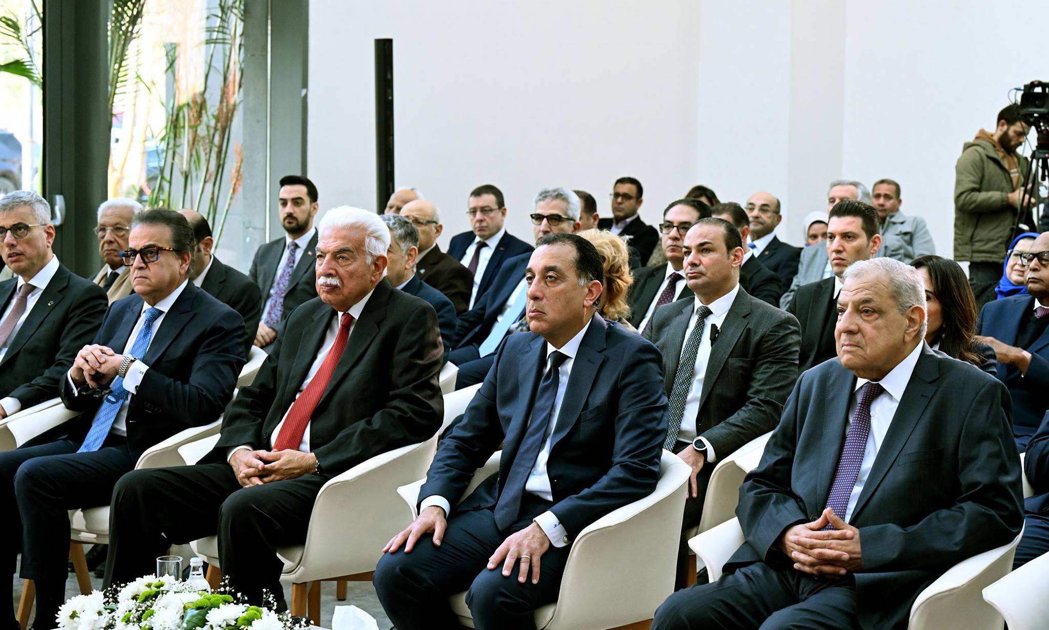 فعاليات افتتاح المستشفى الجامعي بجامعة الجيزة الجديدة