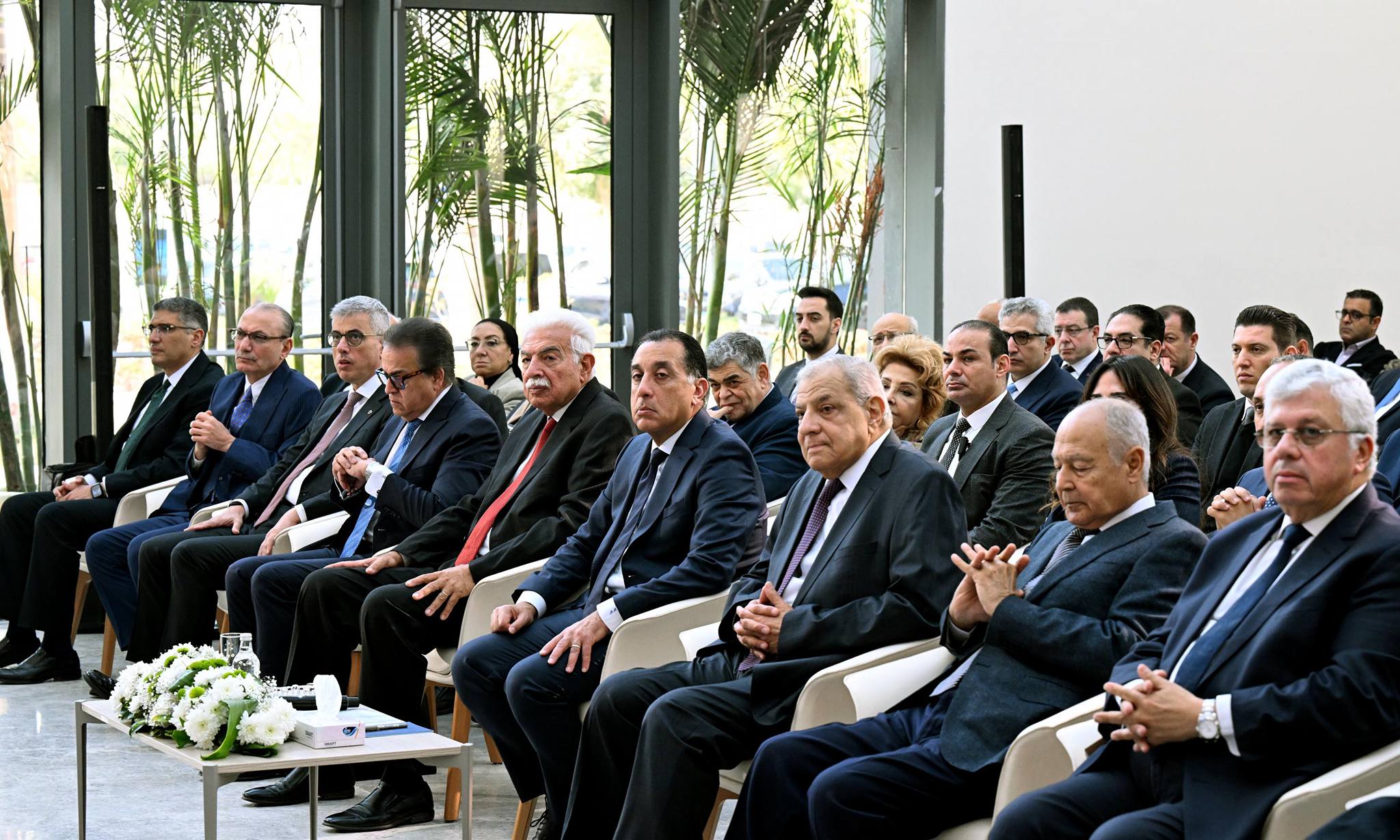 فعاليات افتتاح المستشفى الجامعي بجامعة الجيزة الجديدة