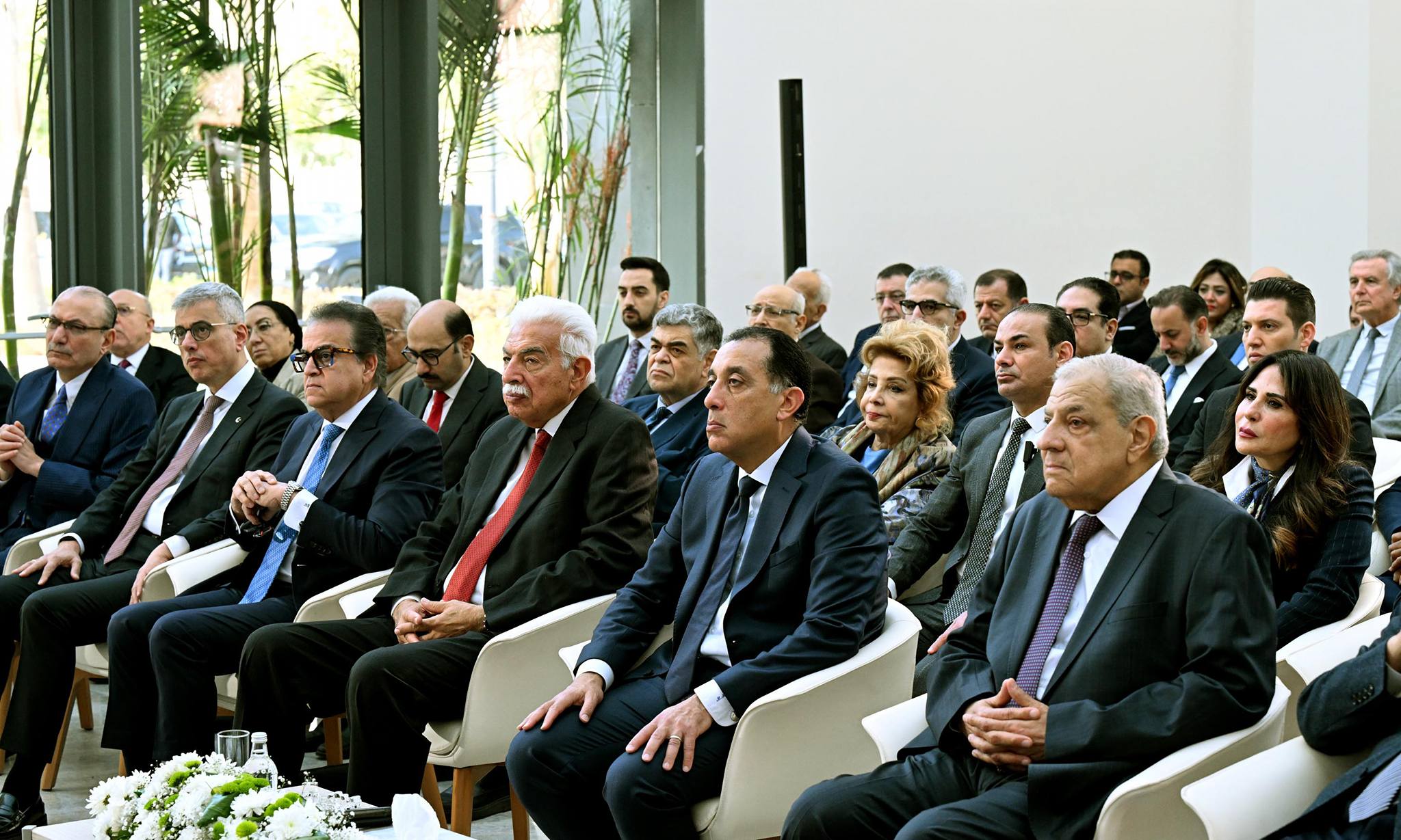 فعاليات افتتاح المستشفى الجامعي بجامعة الجيزة الجديدة