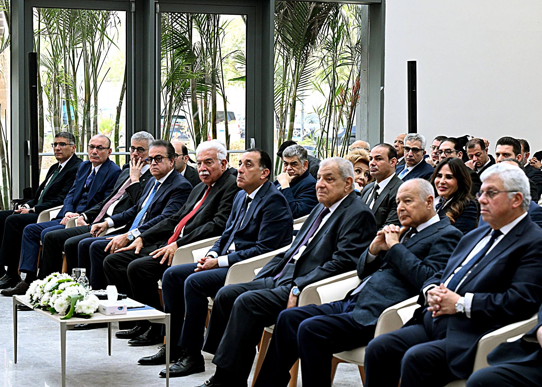 فعاليات افتتاح المستشفى الجامعي بجامعة الجيزة الجديدة