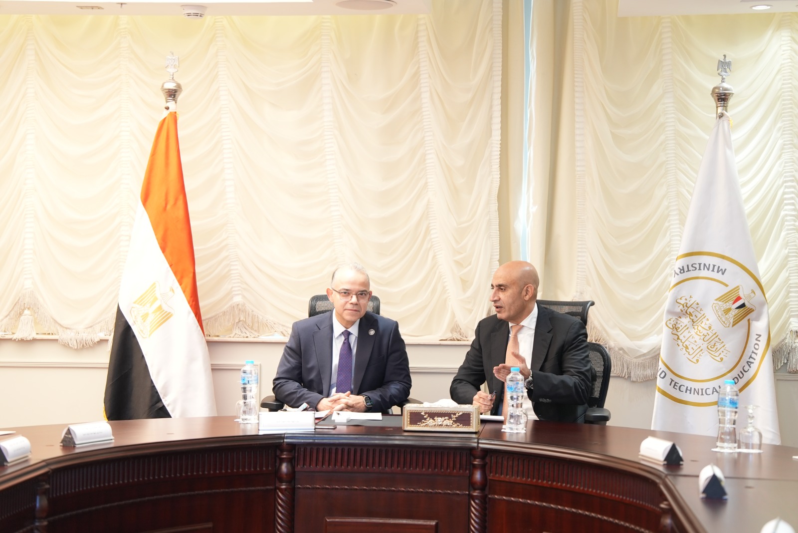 الرقابة المالية والتربية والتعليم توقعان بروتوكول تعاون