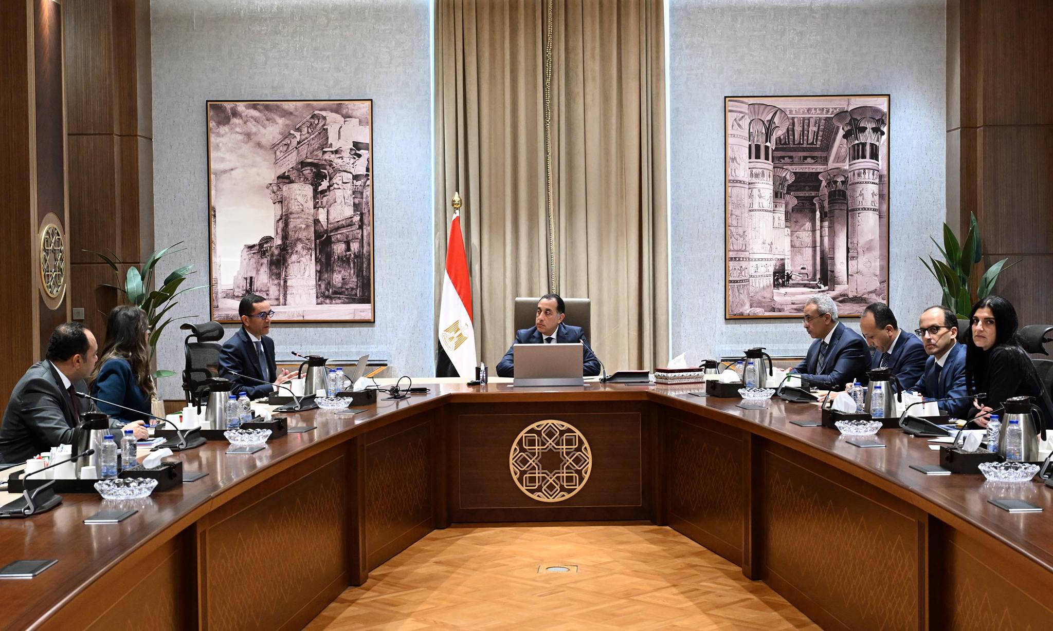 اجتماع مدبولي مع الخطيب ومدير صندوق مصر السيادي