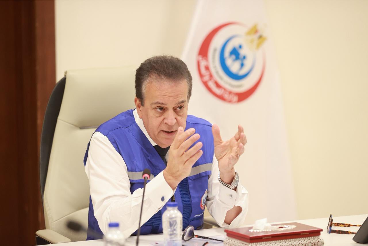 وزير الصحة يتابع تنفيذ خطة التأمين الطبي لاحتفالات رأس السنة