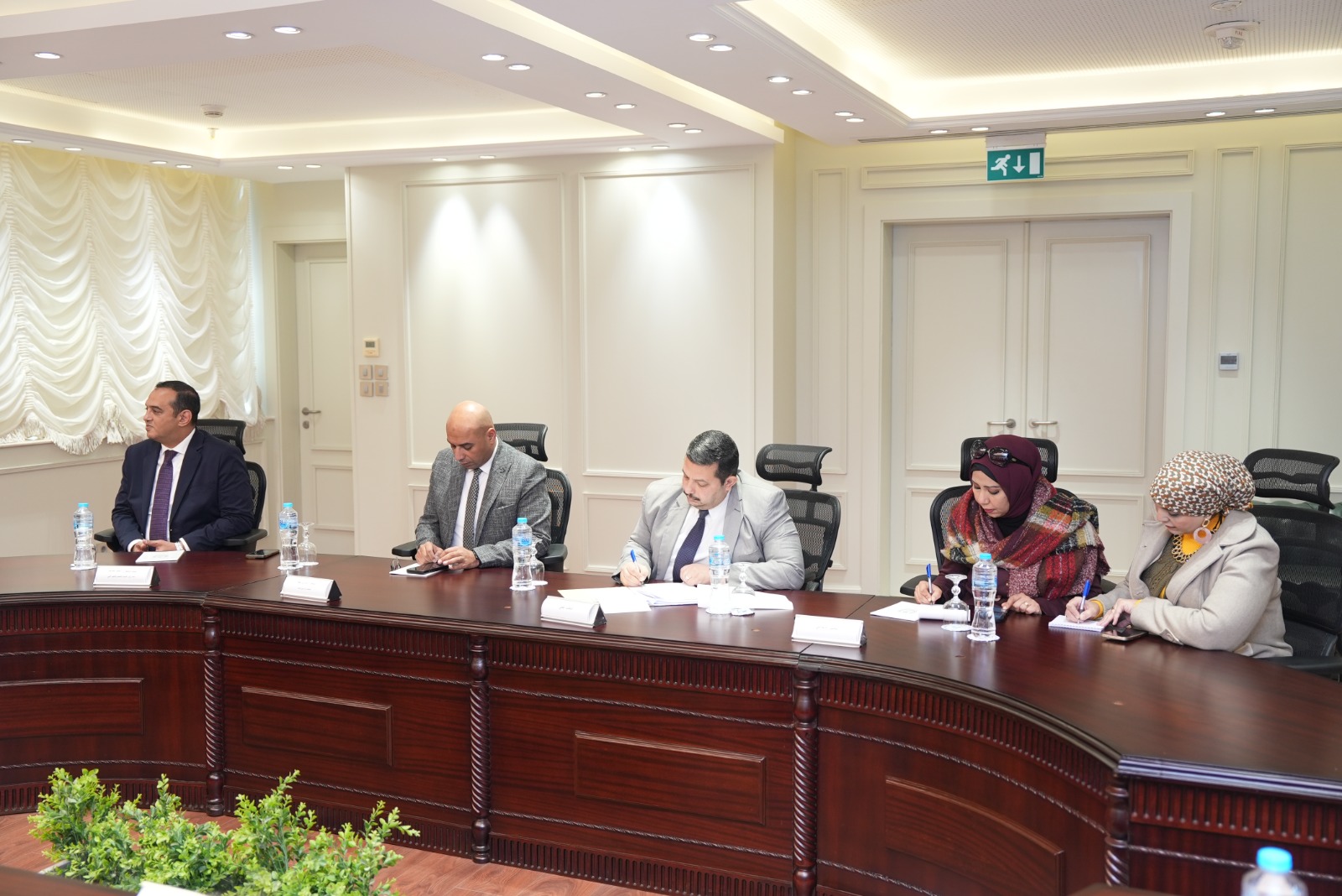 الرقابة المالية والتربية والتعليم توقعان بروتوكول تعاون