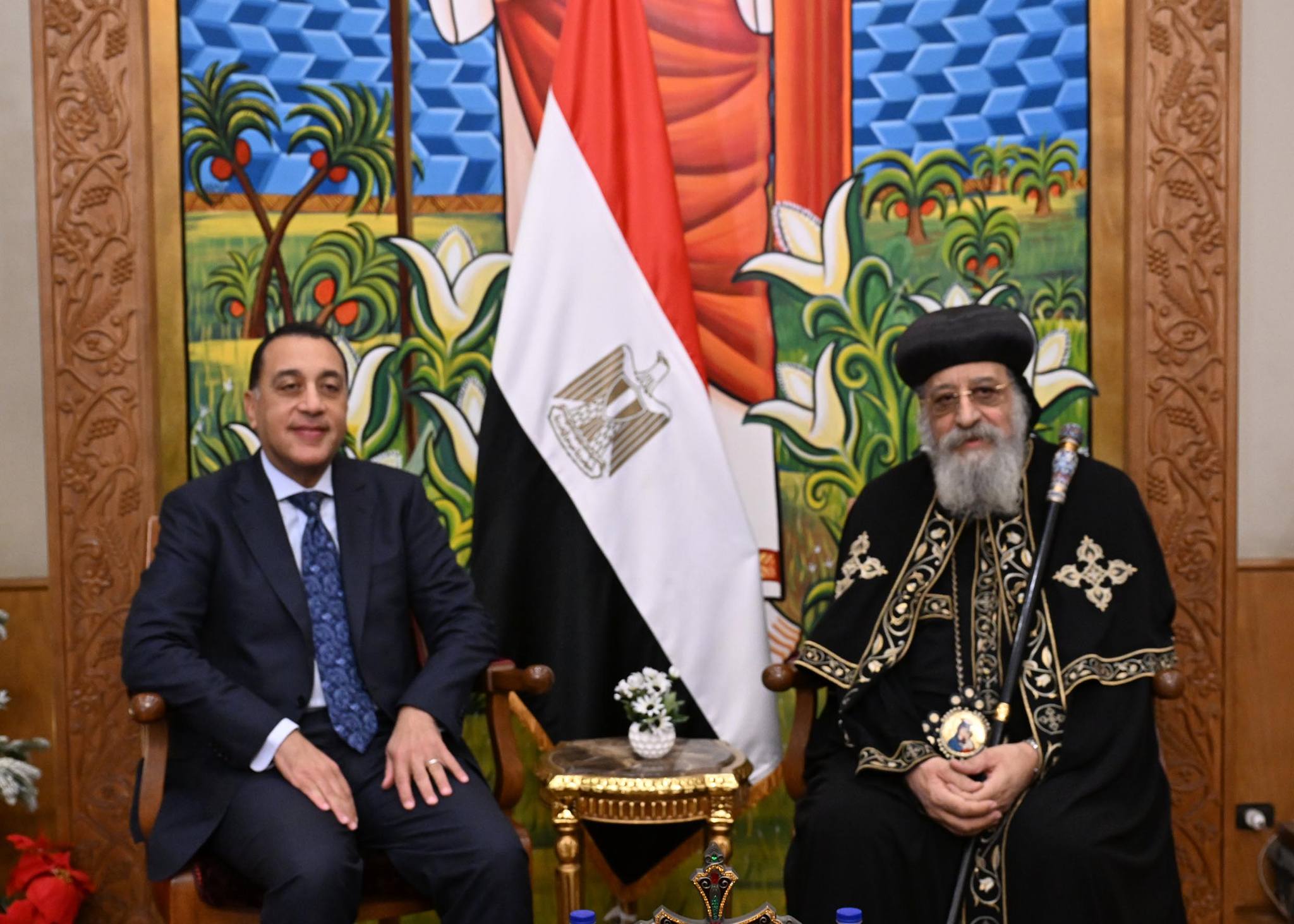 رئيس الوزراء يهنئ قداسة البابا تواضروس الثاني بمناسبة عيد الميلاد المجيد