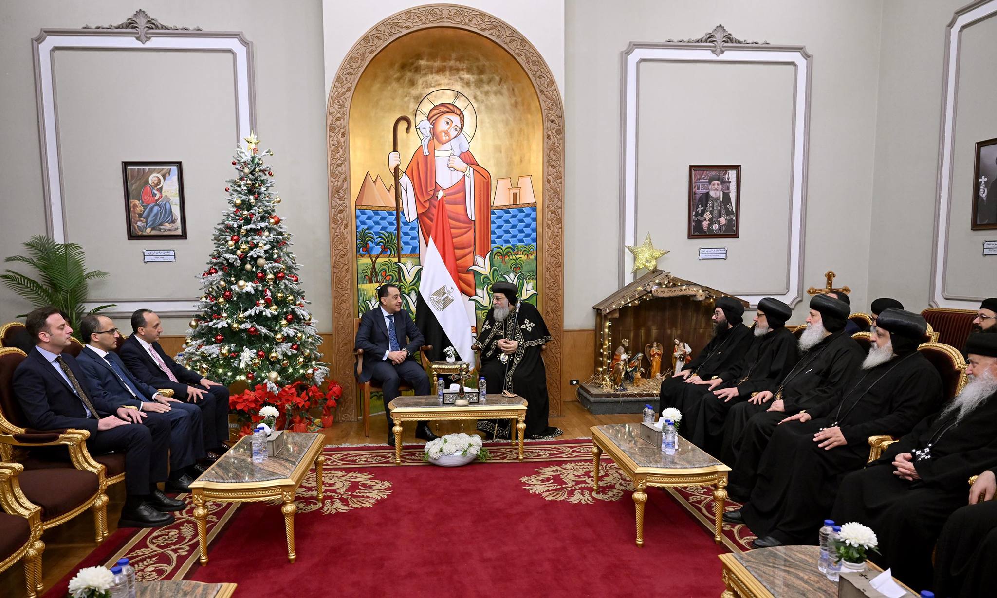 رئيس الوزراء يهنئ قداسة البابا تواضروس الثاني بمناسبة عيد الميلاد المجيد