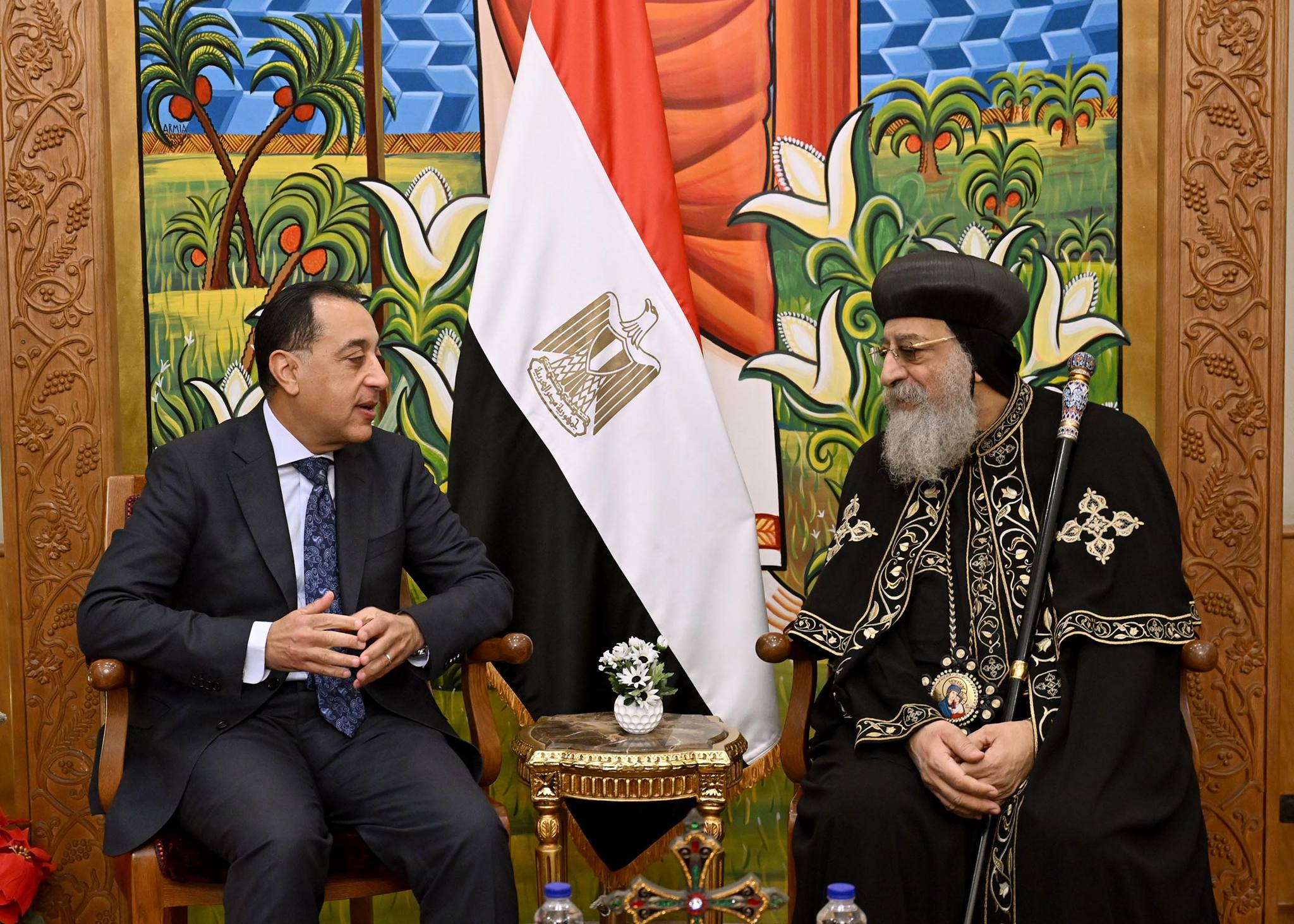 رئيس الوزراء يهنئ قداسة البابا تواضروس الثاني بمناسبة عيد الميلاد المجيد