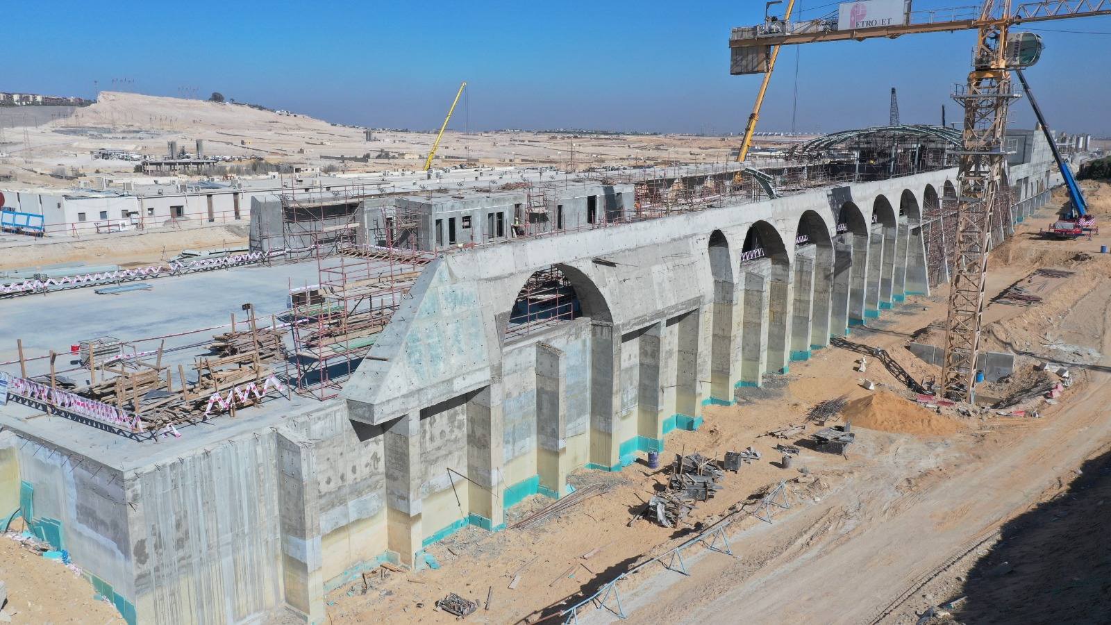 وزير النقل يتفقد المرحلة الأولى من الخط الرابع لمترو الأنفاق