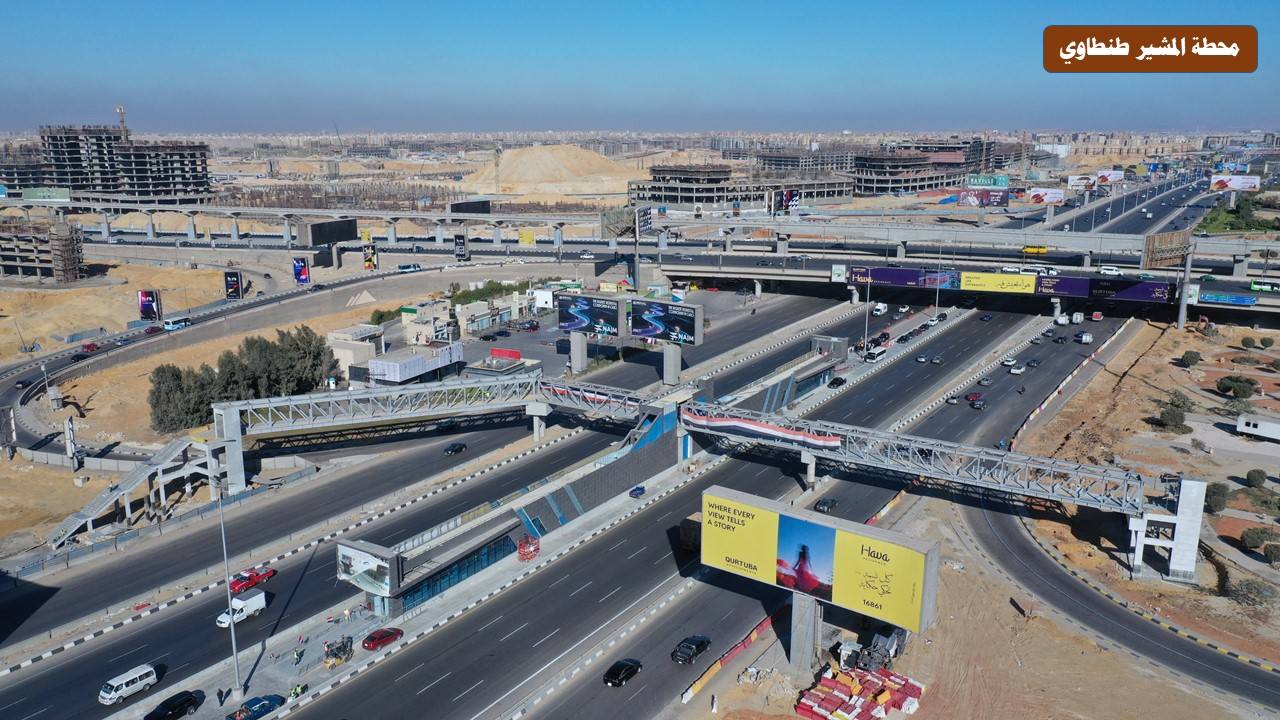 وزير النقل يتفقد المرحلة الثانية من الأتوبيس الترددي BRT ويتابع تطوير الطريق الدائري