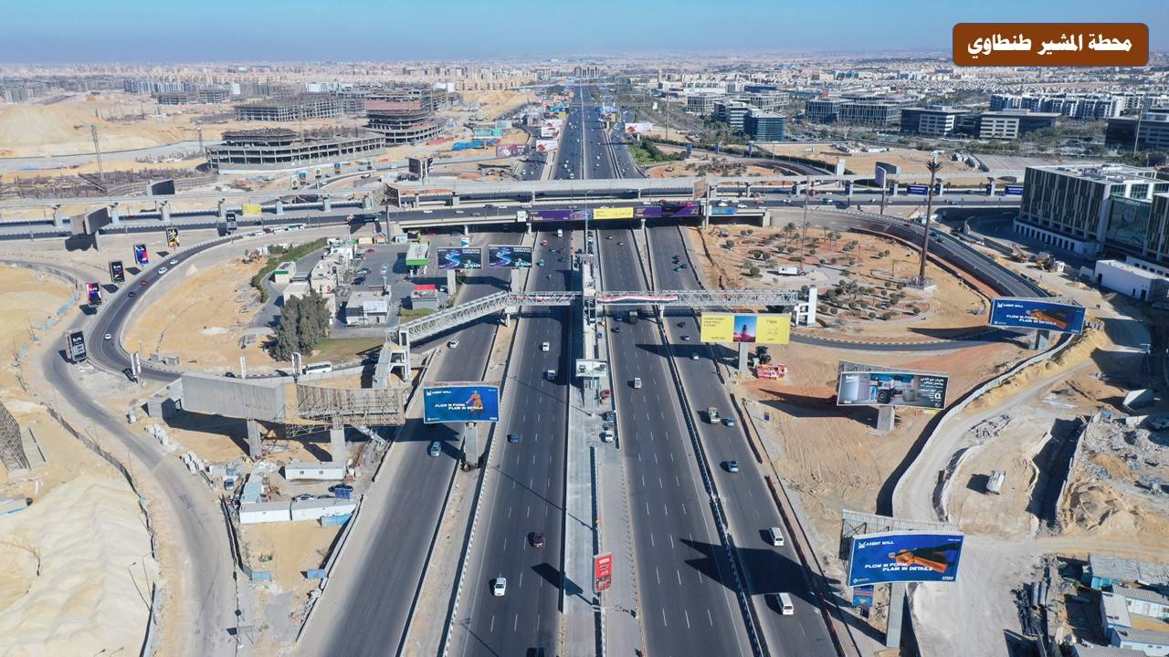 وزير النقل يتفقد المرحلة الثانية من الأتوبيس الترددي BRT ويتابع تطوير الطريق الدائري