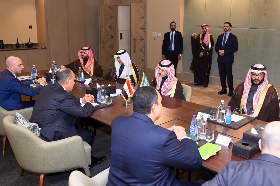 وزير الخارجية يعقد مباحثات ثنائية مع نظيره السعودي