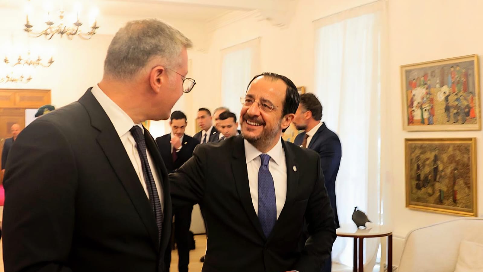 وزير البترول يلتقي رئيس قبرص