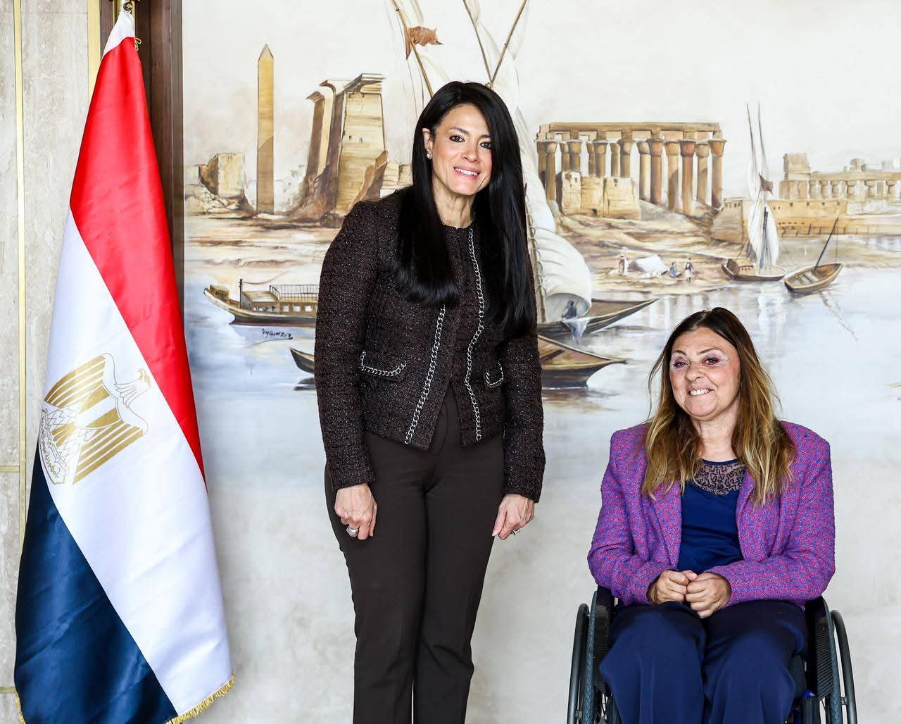 المشاط تستقبل المشرف العام للمجلس القومي للأشخاص ذوي الإعاقة