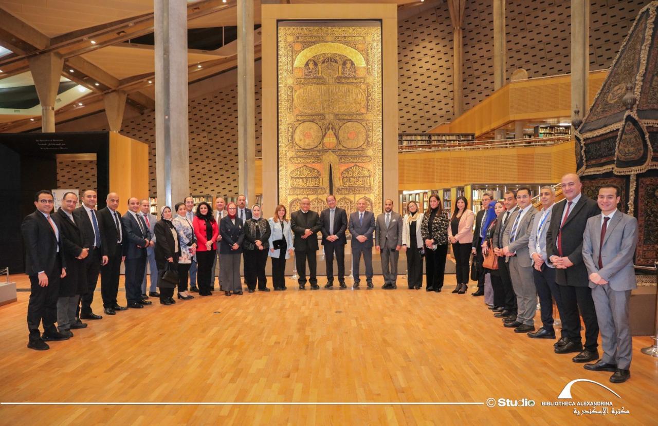 وزير المالية فى جلسة حوارية بمكتبة الإسكندرية