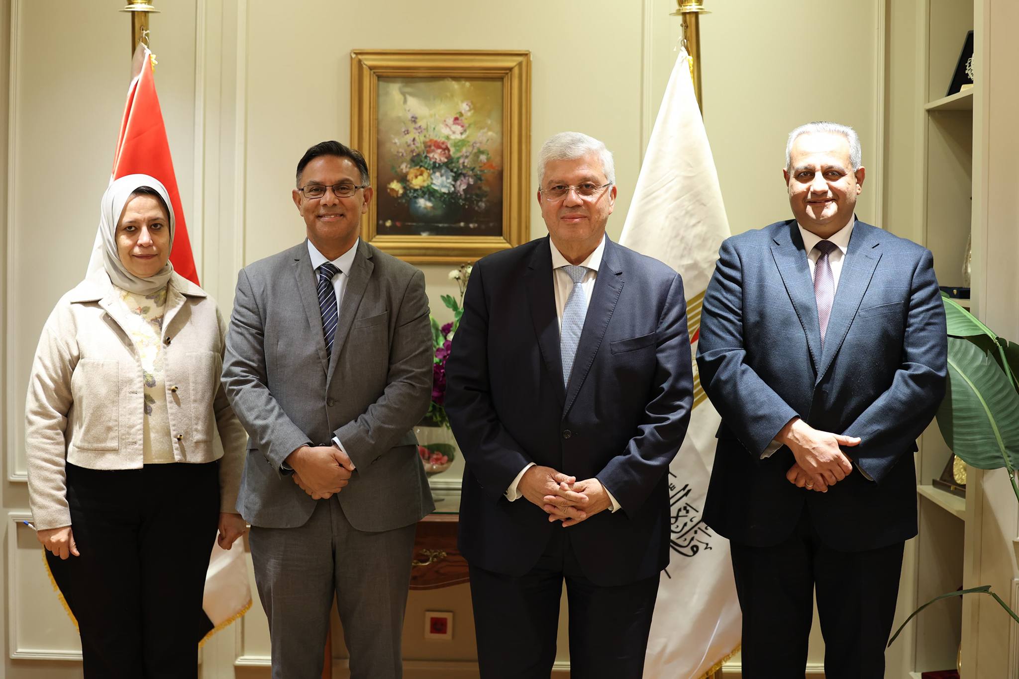 وزير التعليم العالي يستقبل رئيس جامعة ولفرهامبتون