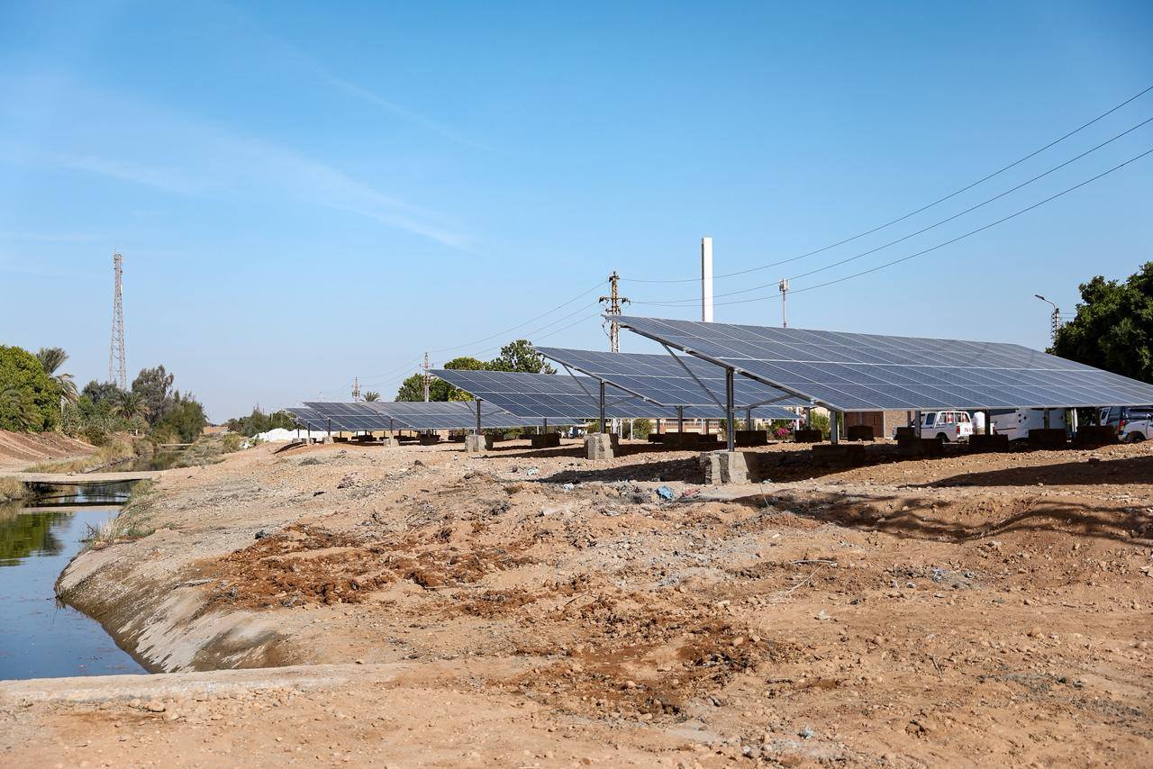 افتتاح محطة الزهراء للطاقة الشمسية لخدمة 480 فدان