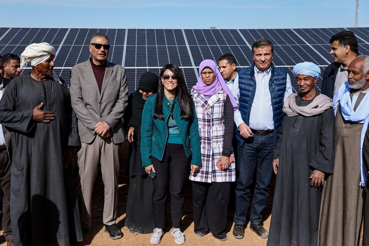 افتتاح محطة الزهراء للطاقة الشمسية لخدمة 480 فدان