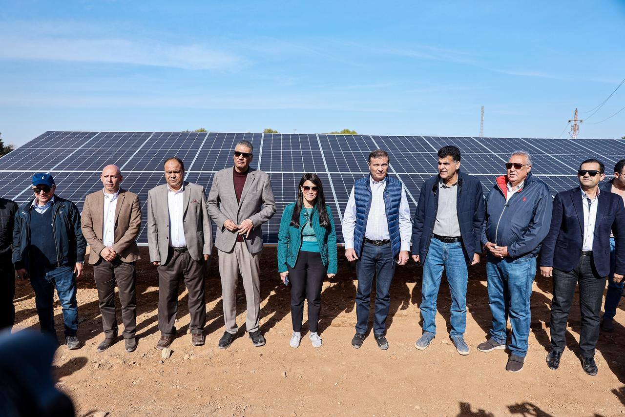 افتتاح محطة الزهراء للطاقة الشمسية لخدمة 480 فدان