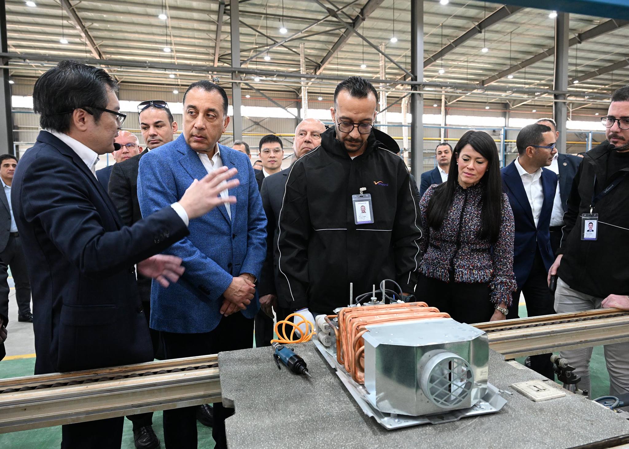 رئيس الوزراء يفتتح مصنع فانوارد الصيني