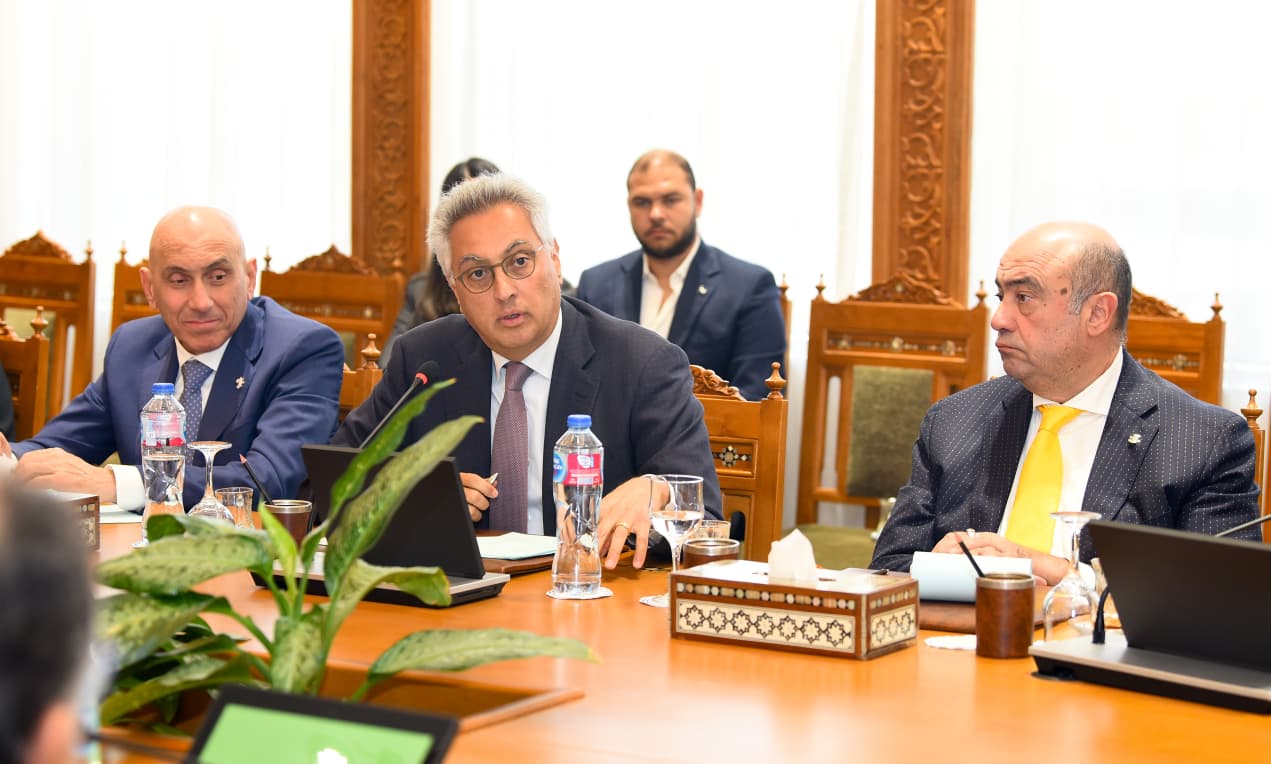 وزير الخارجية يلتقي بعدد من كبار رجال الأعمال وممثلي القطاع الخاص والشركات المصرية