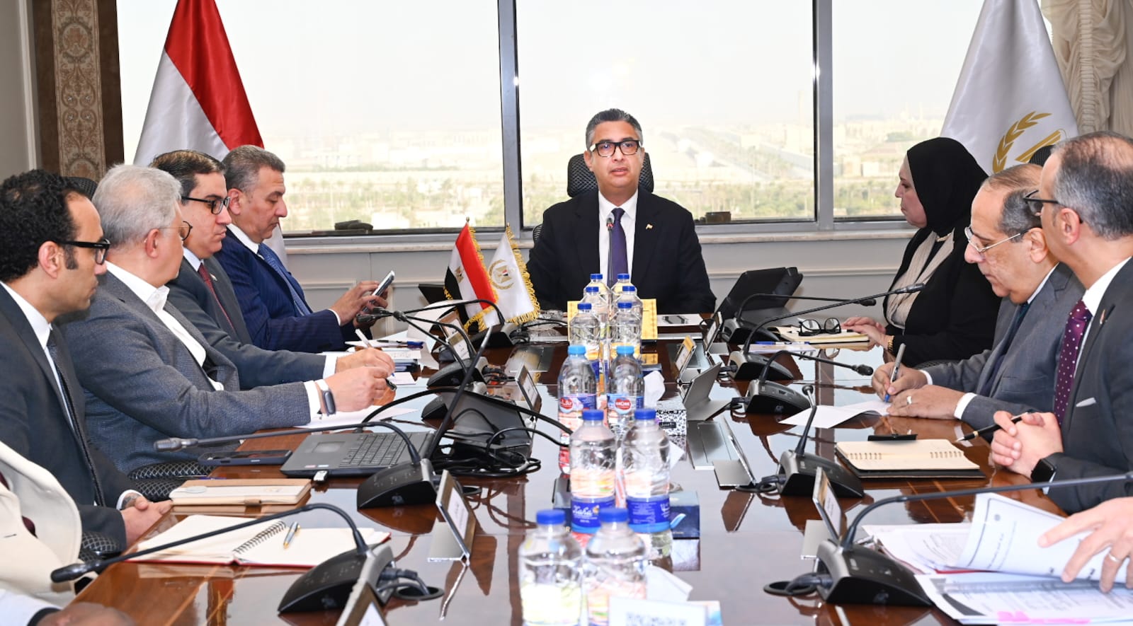 وزير التموين يجتمع مجلس إدارة شركة السكر والصناعات التكاملية