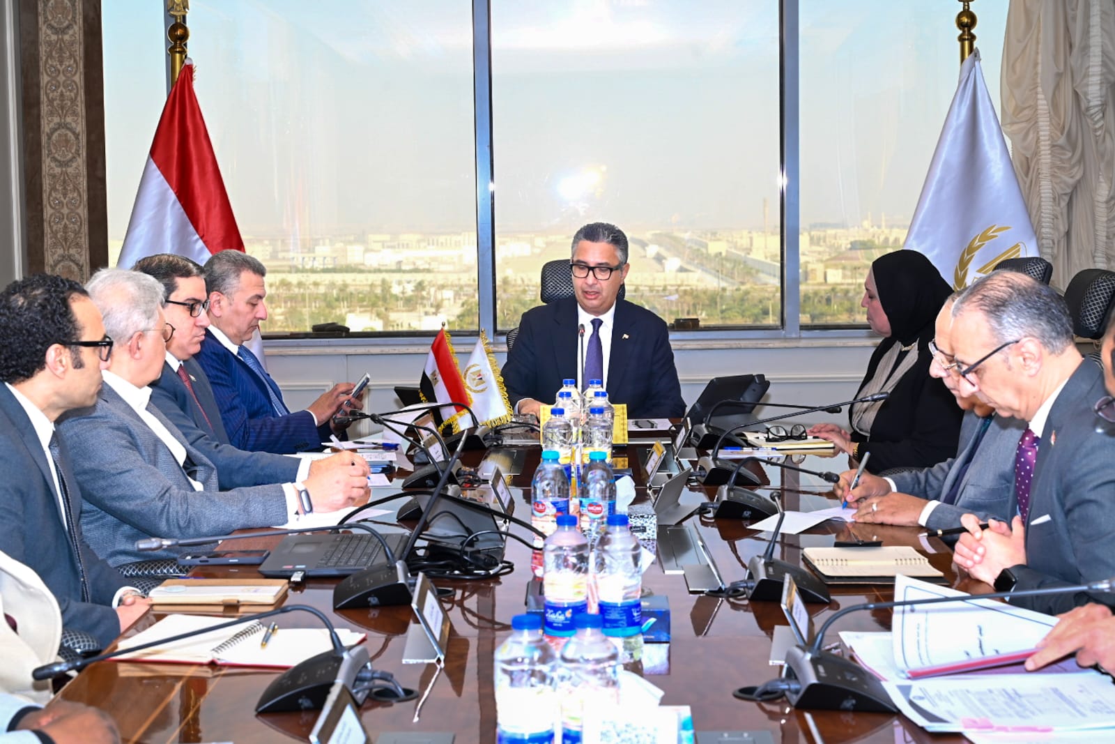 وزير التموين يجتمع مجلس إدارة شركة السكر والصناعات التكاملية