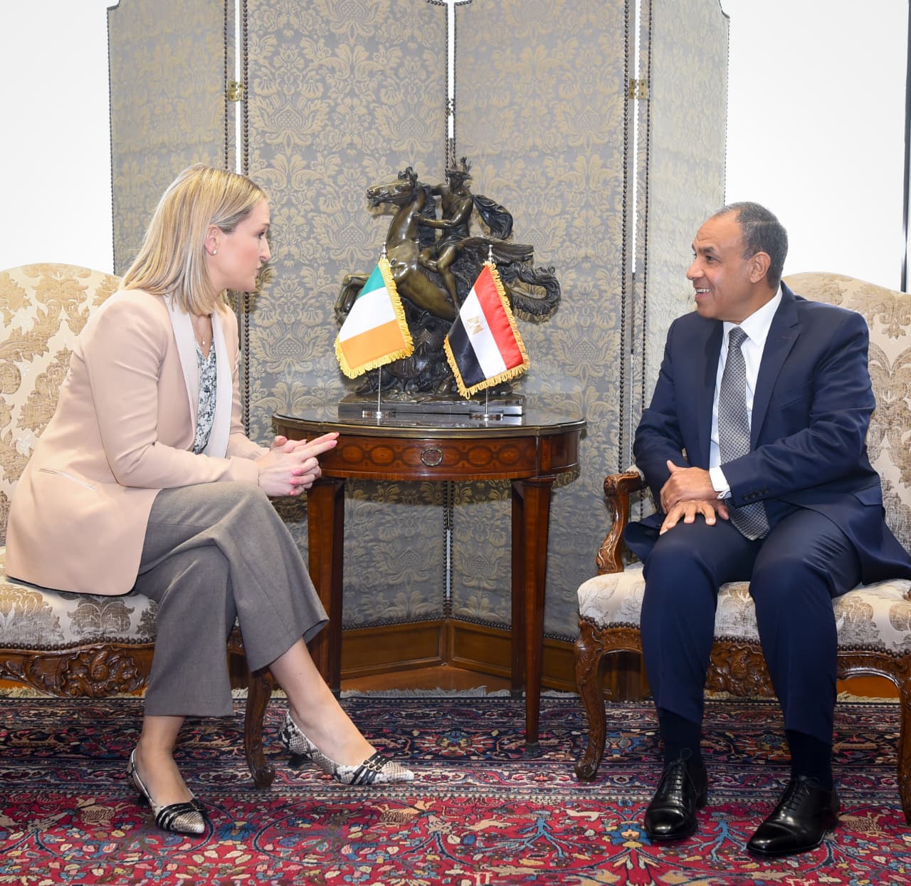 مشاورات سياسية بين مصر وإيرلندا