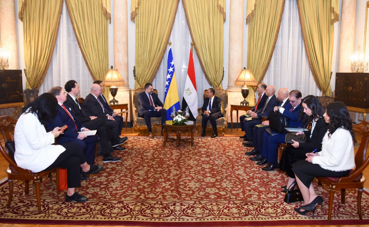 اجتماع وزيرا الخارجية المصرى والبوسنى