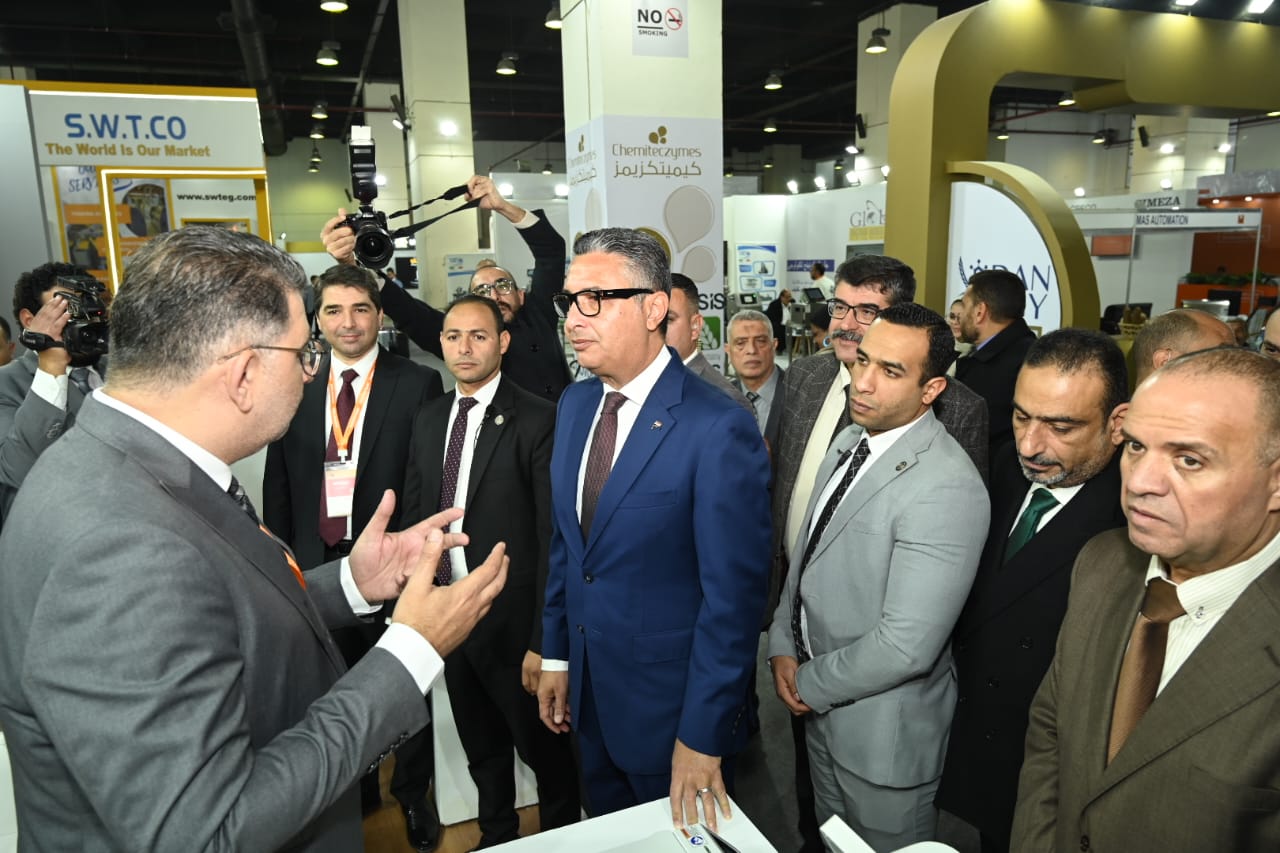 وزير التموين يفتتح المعرض الدولي لتكنولوجيا صناعة الحبوب