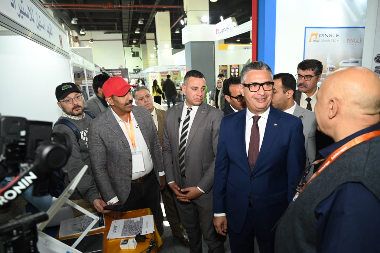 وزير التموين يفتتح المعرض الدولي لتكنولوجيا صناعة الحبوب