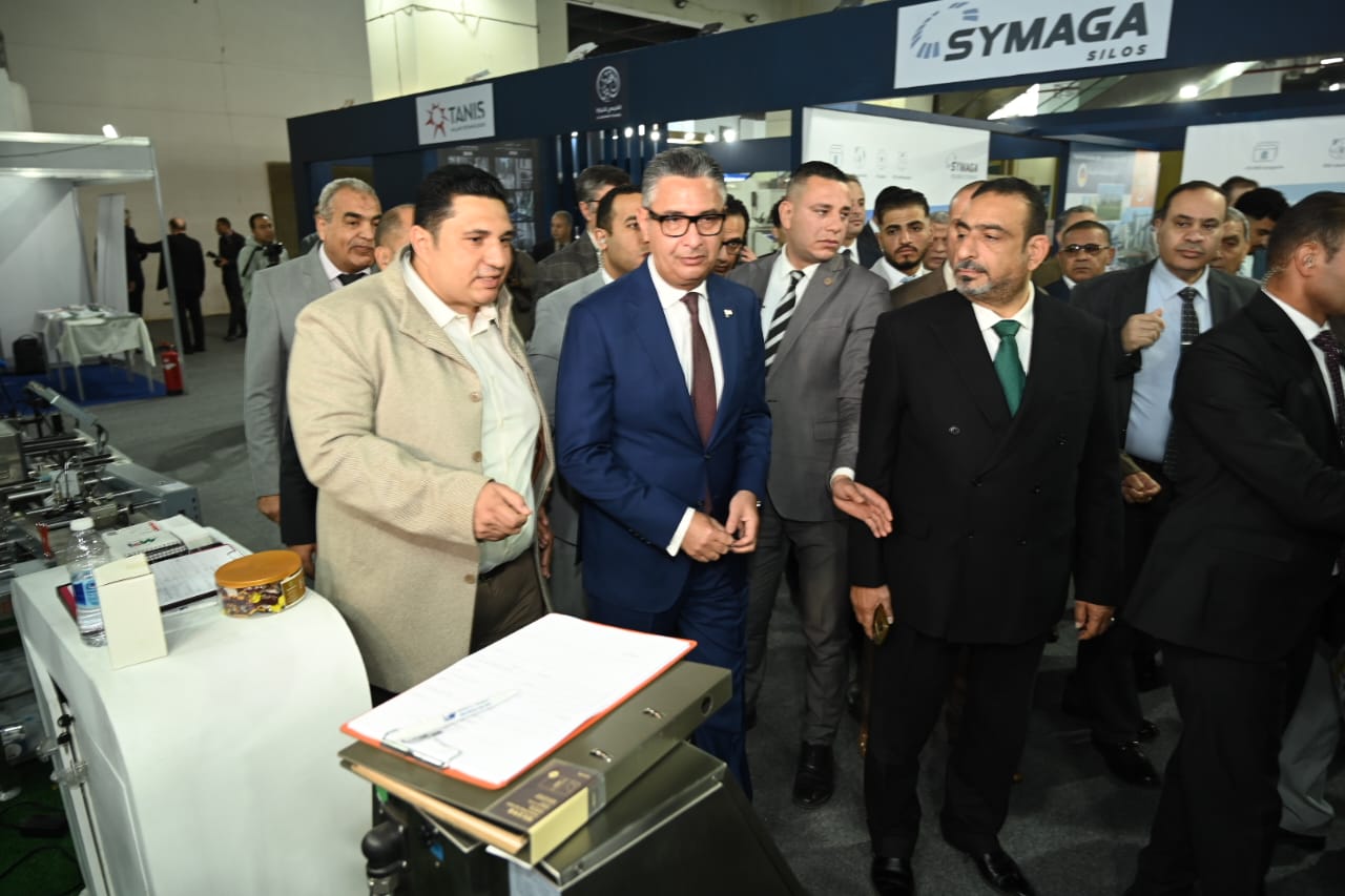 وزير التموين يفتتح المعرض الدولي لتكنولوجيا صناعة الحبوب