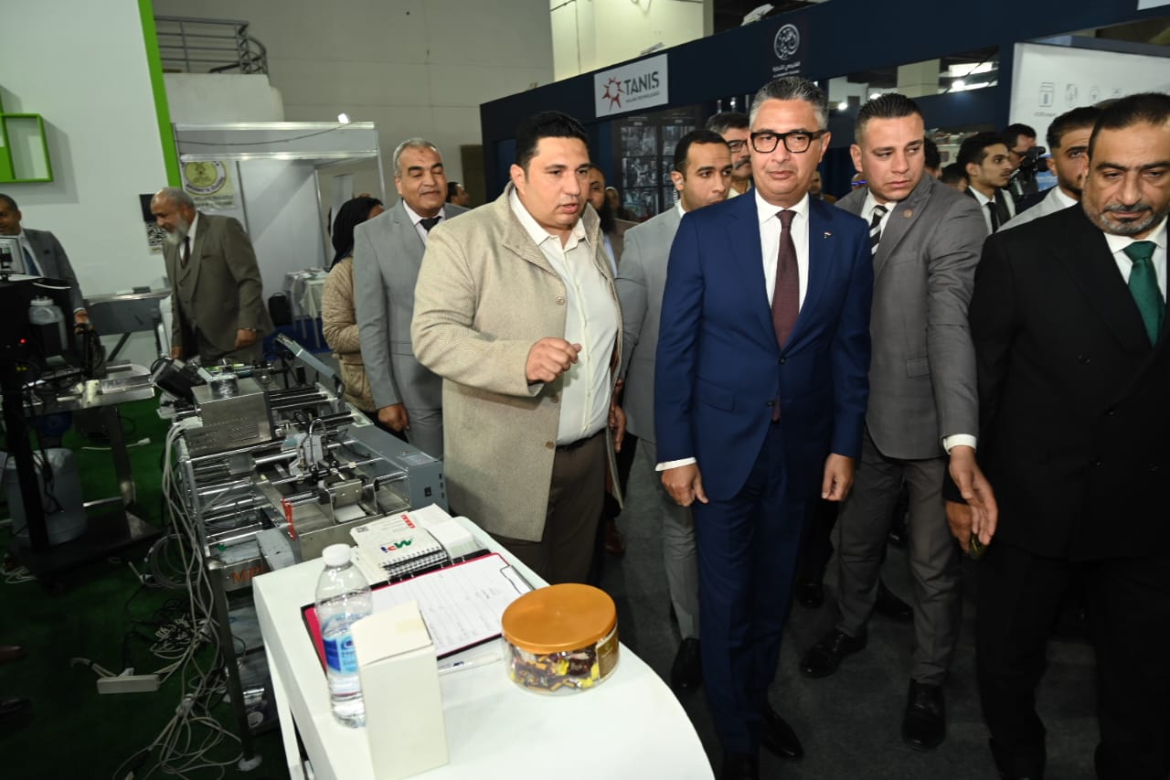 وزير التموين يفتتح المعرض الدولي لتكنولوجيا صناعة الحبوب