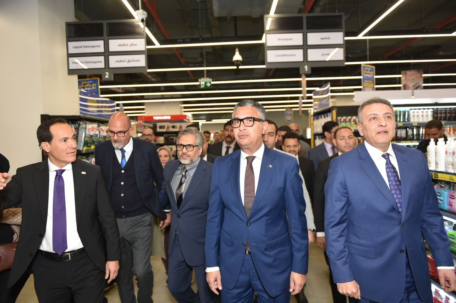 وزير التموين يفتتح فرع لولو هايبر ماركت بالتجمع الخامس
