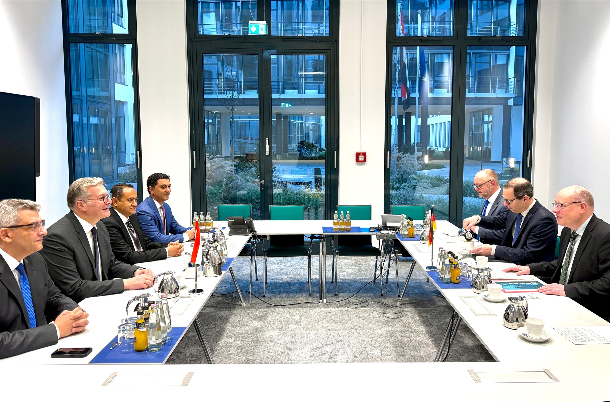 بدوي يلتقي سكرتير الدولة بوزارة الشئون الاقتصادية بألمانيا