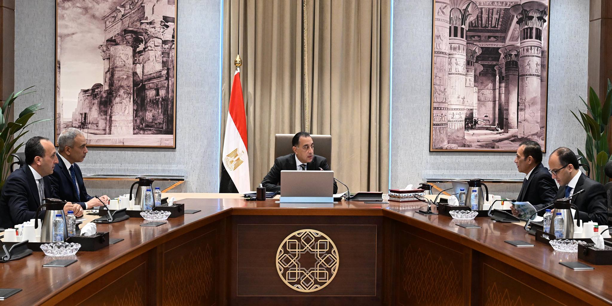 رئيس الوزراء يلتقي رئيس شركة تنمية الريف المصري الجديد